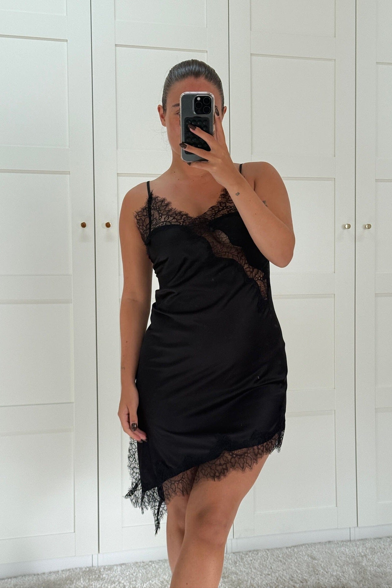 Dear Molly - Lace Long Dress - Black