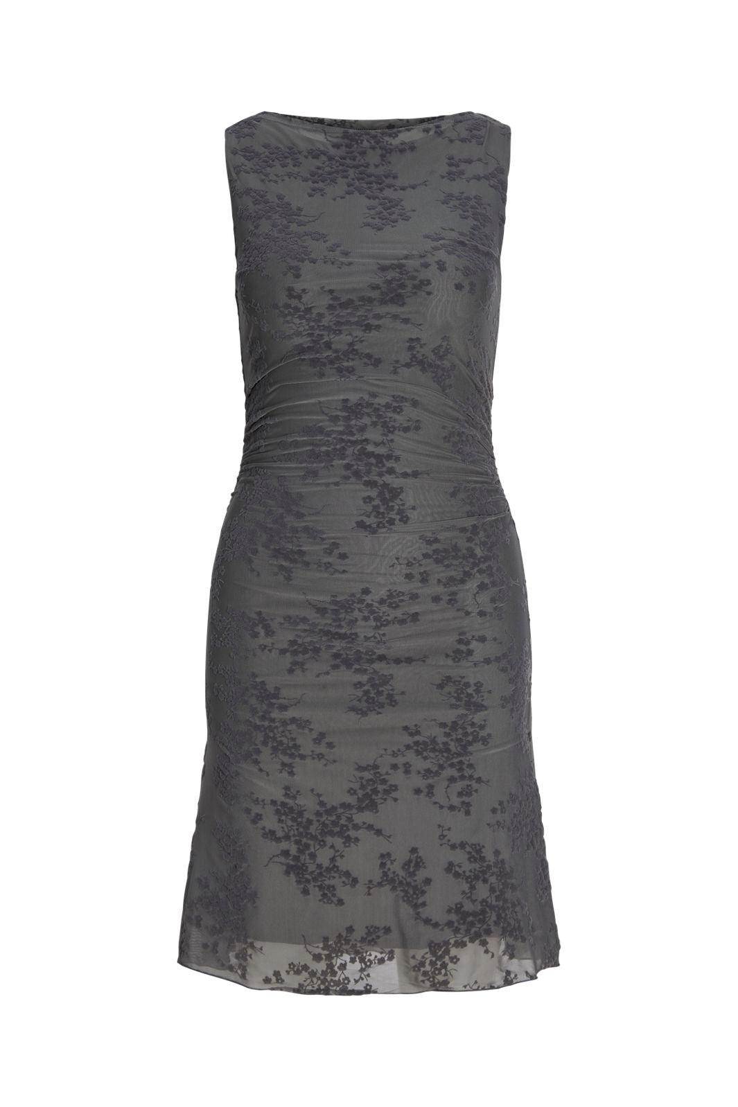 Jjxx - Jxjasmin Minna Flock Sl Dress Ln - 5034522 Steel Gray