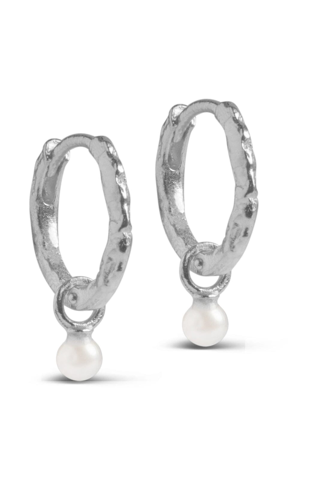 Enamel Copenhagen - Hoops, Belle Pearl - Pearl Øreringe