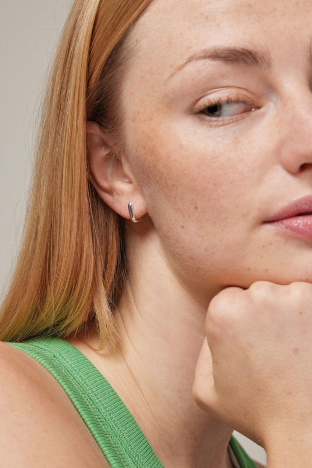 Enamel Copenhagen - Hoops, Square 12 Mm - 925S Øreringe