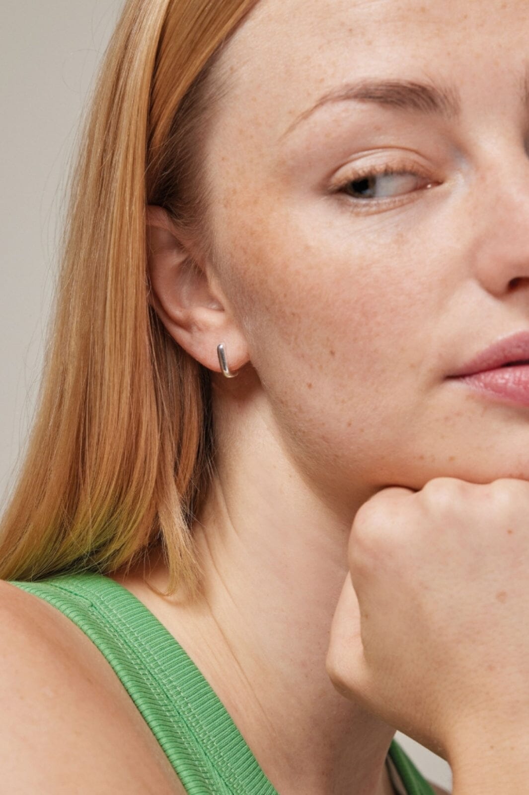 Enamel Copenhagen - Hoops, Square 12 Mm - 925S Øreringe