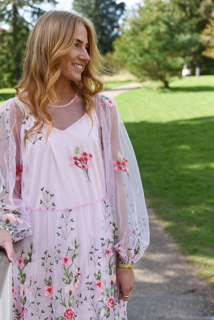 Forudbestilling - A-View - Fuschia Dress AV4614 - 258 - Rose/Pink Kjoler