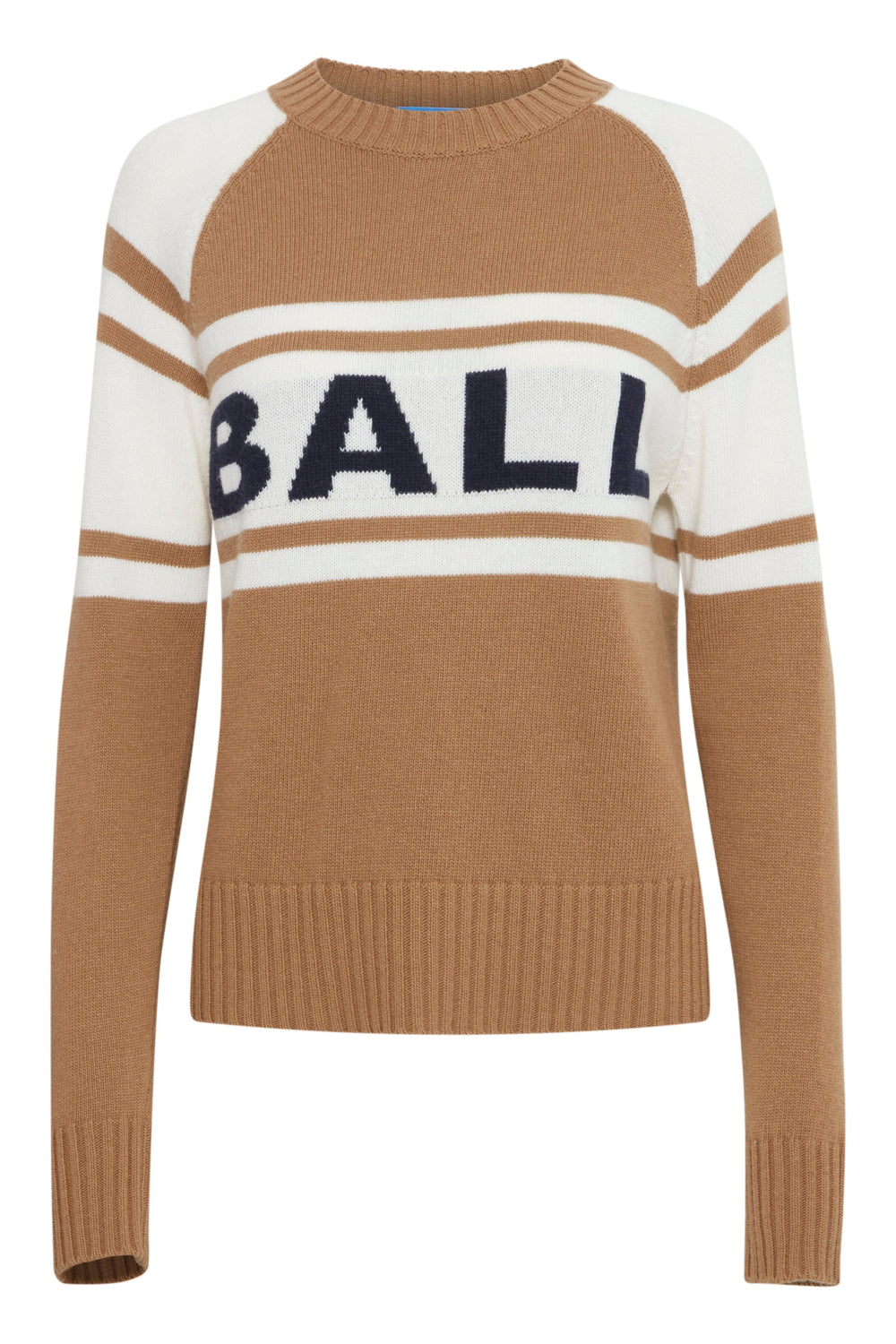 Forudbestilling - Ball - Baeverest Logo Knit - 1809391 Cumin Melange Trøjer