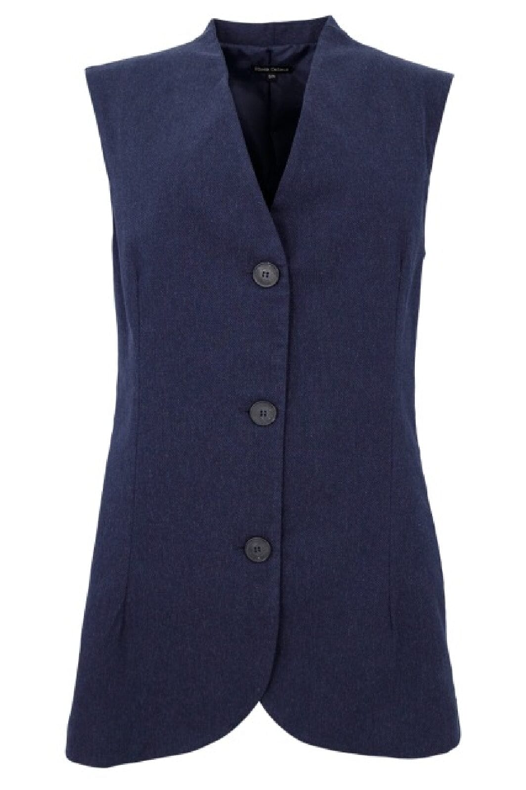 Forudbestilling - Black Colour - Bcavenue Long Vest - Navy Blue Veste