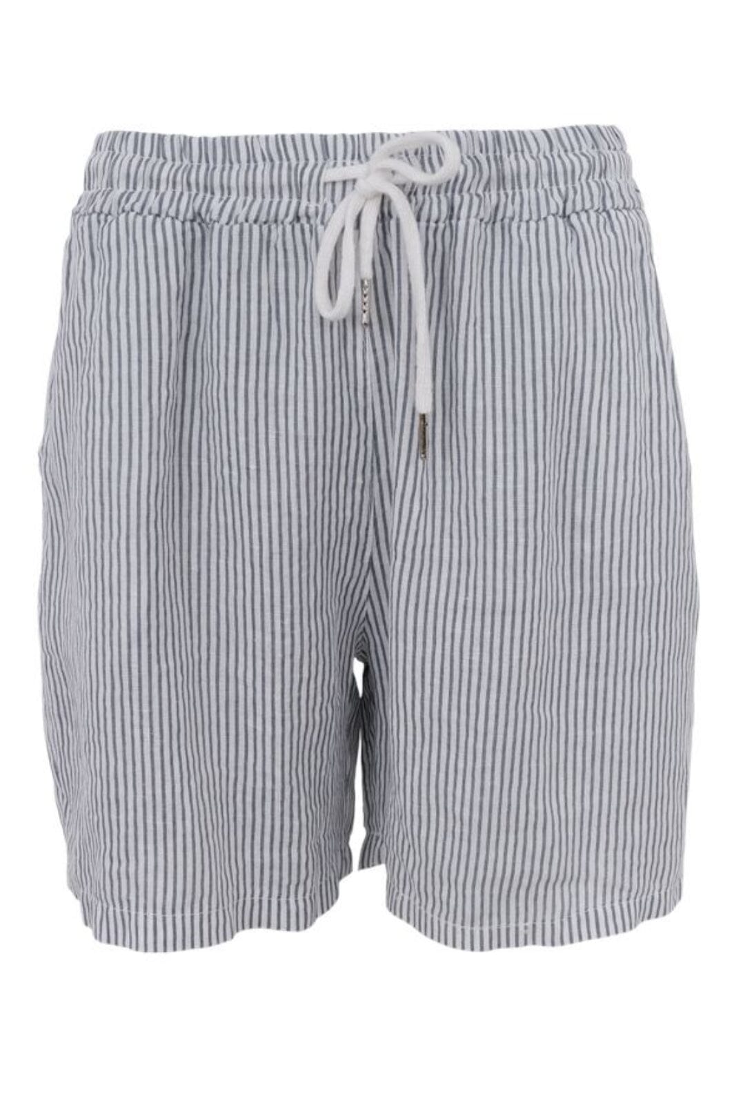 Forudbestilling - Black Colour - Bcmelina Linen Shorts - Northern Grey Bukser 
