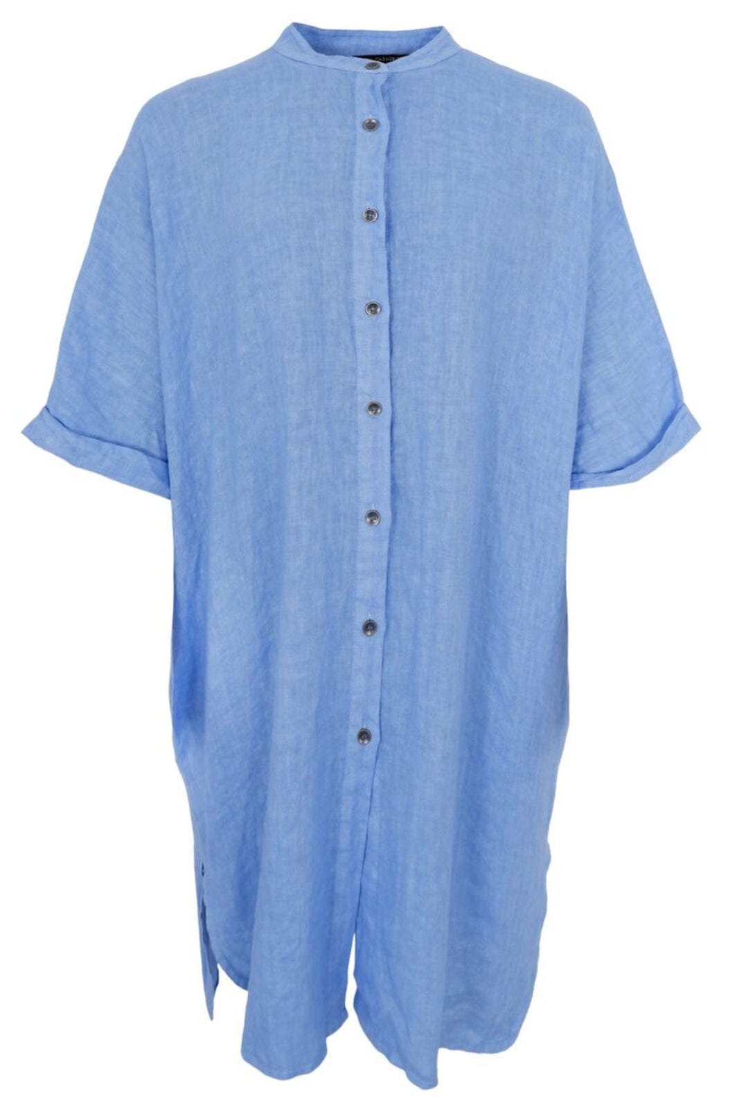 Forudbestilling - Black Colour - Bcmelina Linen Tunic - Sky Blue Skjorter 
