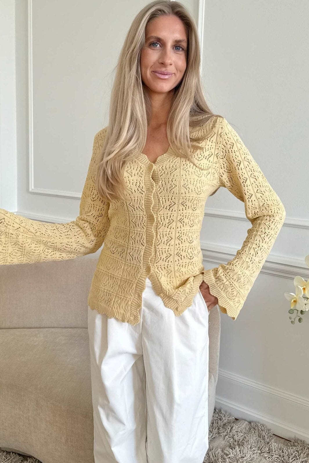BYIC - Idaic Ss Cardigan 5265 - Yellow