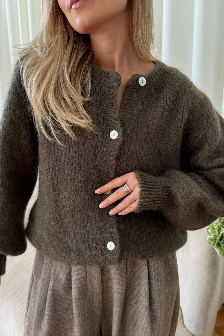 Forudbestilling - BYIC - Idaic Cardigan - armyg Army Green Cardigans