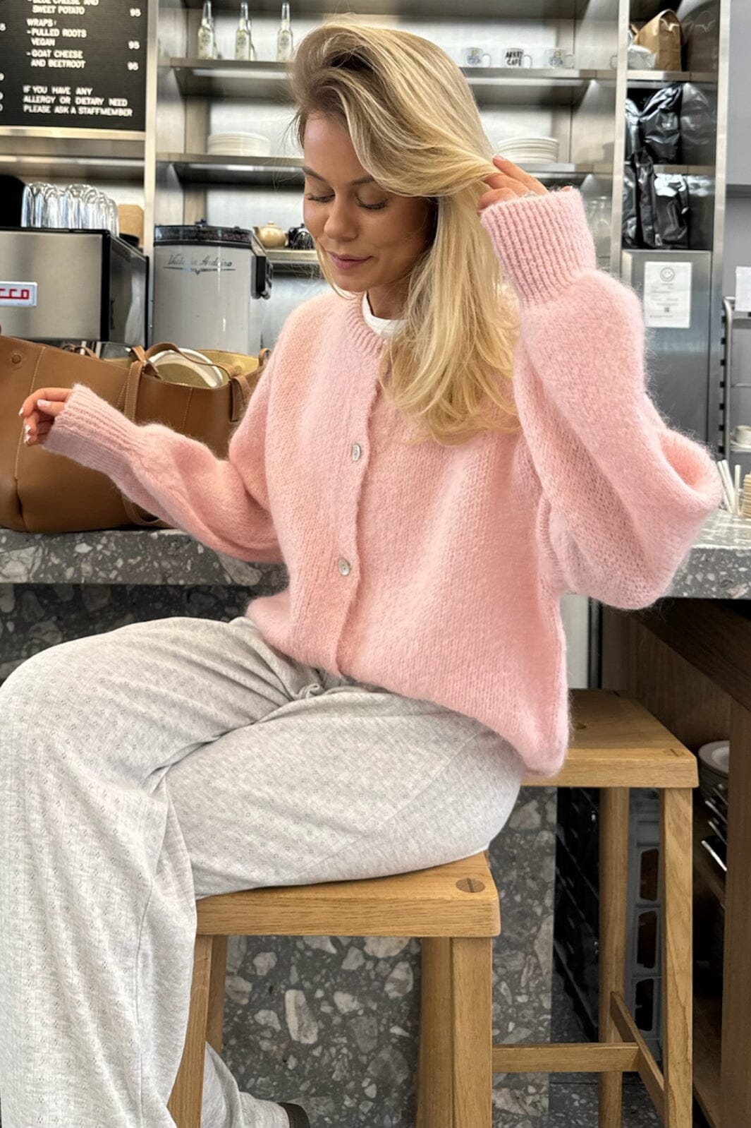 Forudbestilling - BYIC - Idaic Cardigan - lpink Light Pink Cardigans