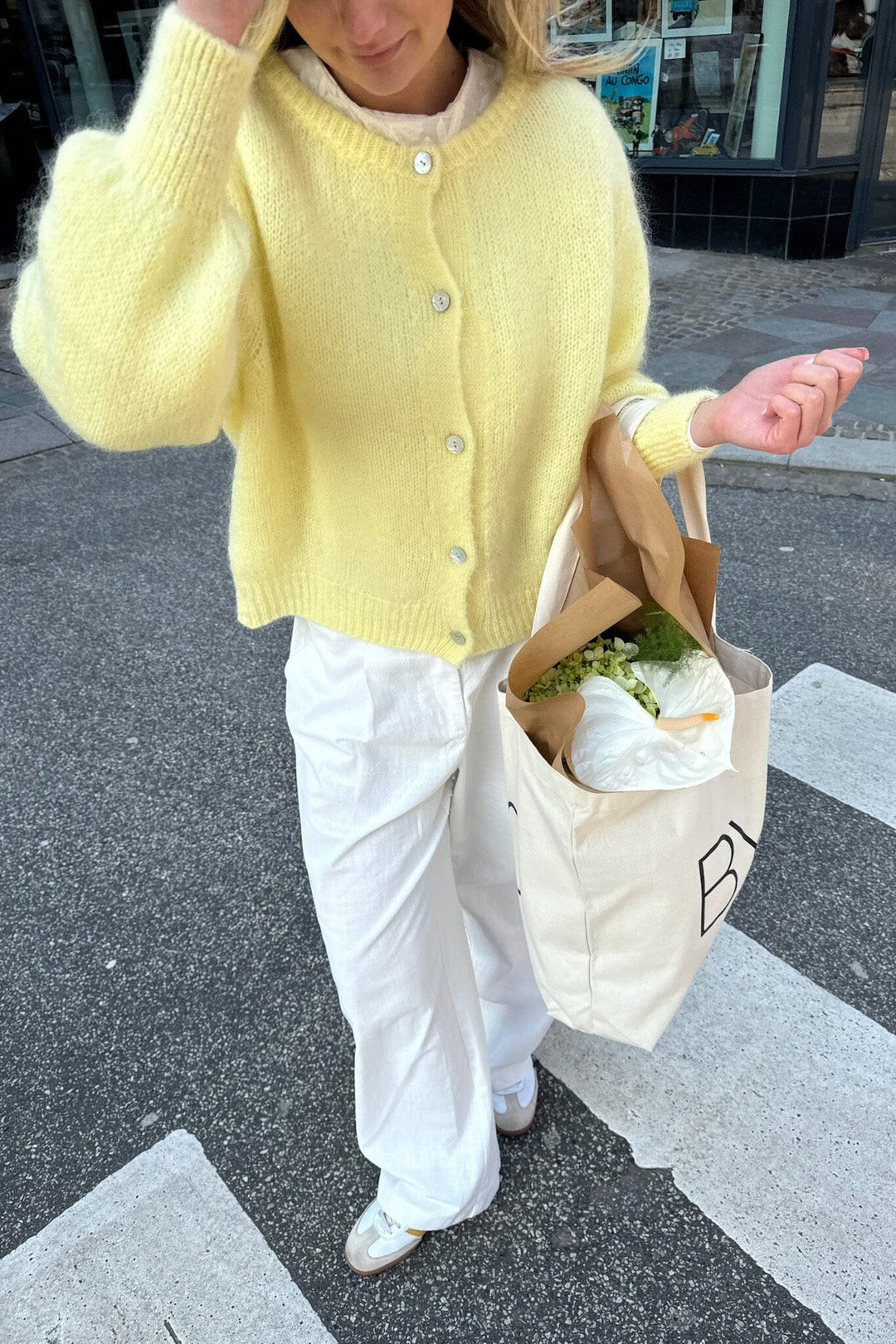 Forudbestilling - BYIC - Idaic Cardigan - yellow Yellow Cardigans