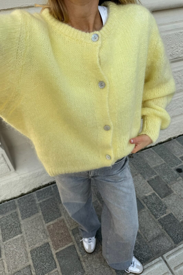 Forudbestilling - BYIC - Idaic Cardigan - yellow Yellow Cardigans