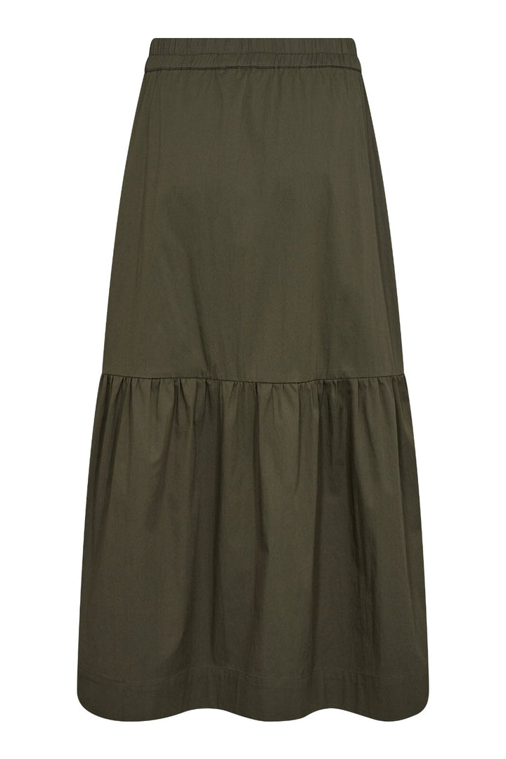 Forudbestilling - Co´couture - Cottoncc Crisp Gypsy Skirt 34112 - 7555 Army Nederdele 
