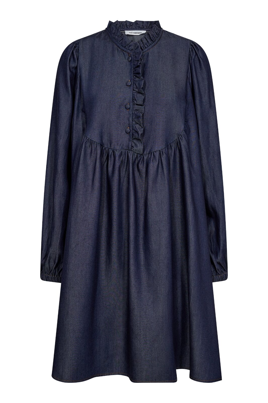 Forudbestilling - Co´couture - Tituscc Denim Dress 36300 - 555 Dark Denim Kjoler