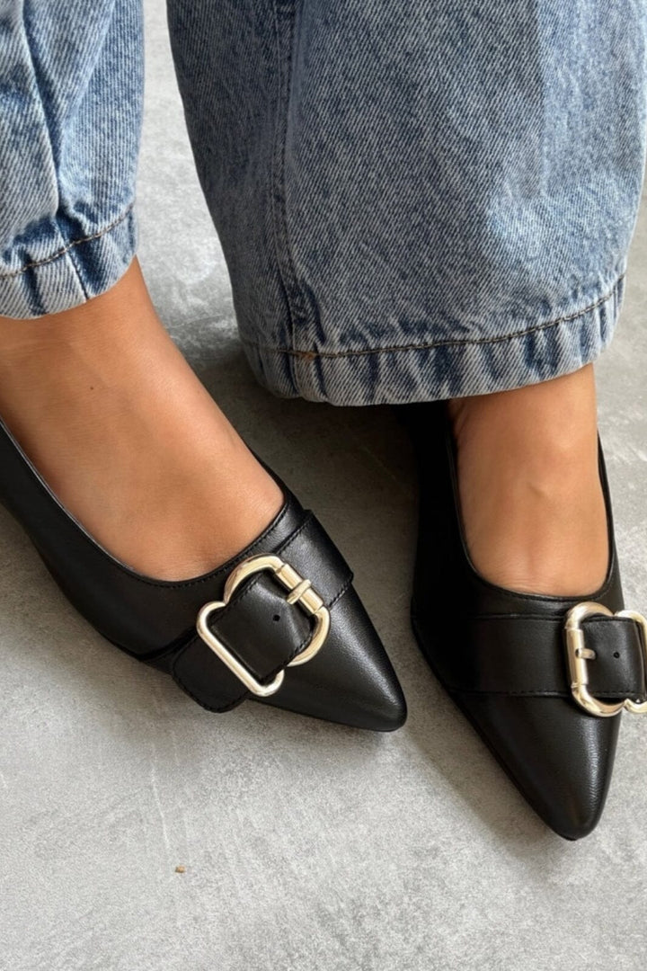 Forudbestilling - Copenhagen Shoes - Call It Love CS8583 - 0001 - Black Ballerinaer