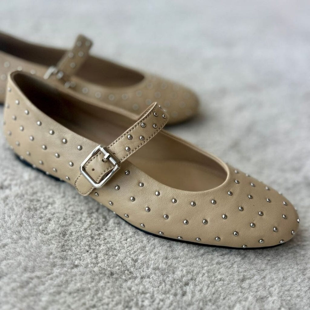 Forudbestilling - Copenhagen Shoes - Forever Love CS8518 - 0002 Beige Ballerinaer