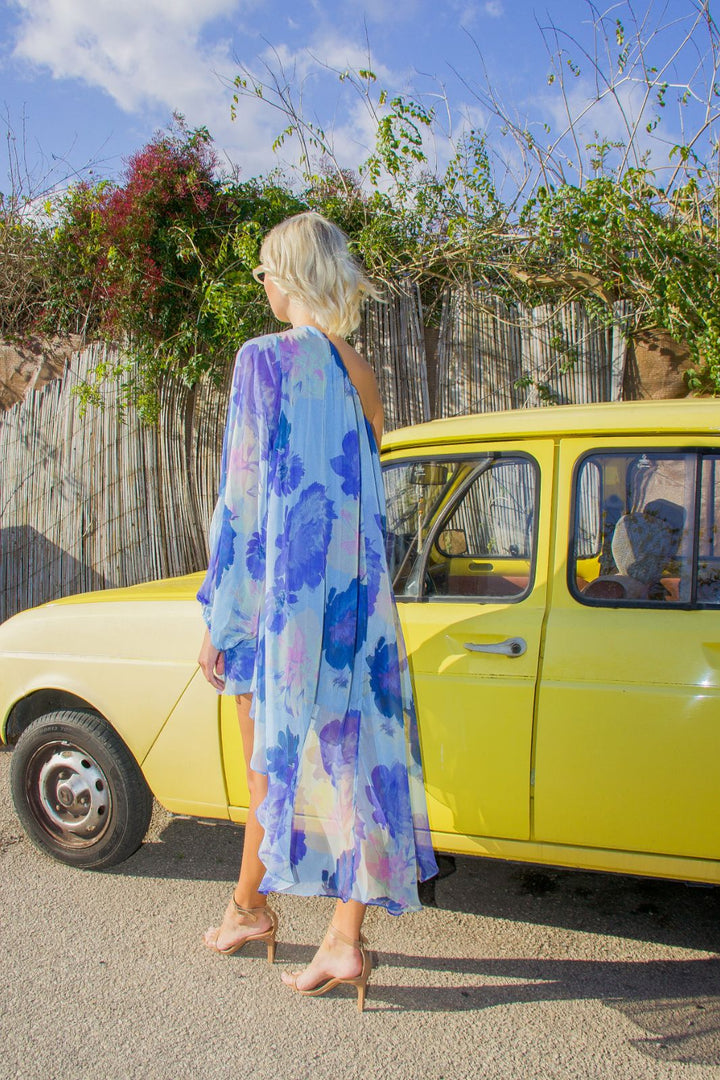 Forudbestilling - Cras - Riley Dress C240227 - 8096 - 8096 Pale Peony Blue Kjoler