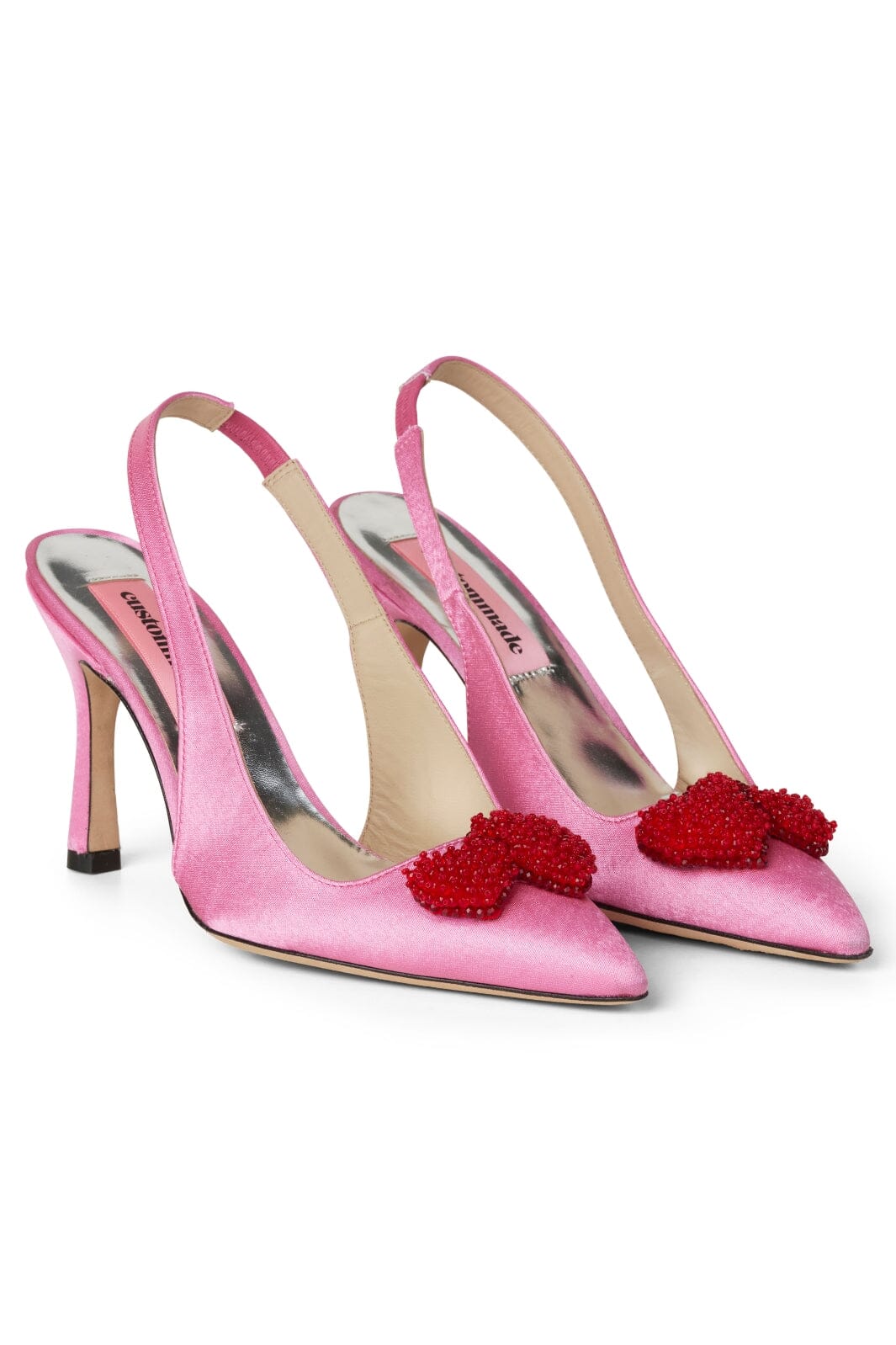 Forudbestilling - Custommade - Ayanna Satin Heart - 236 Pastel Lavender Stiletter