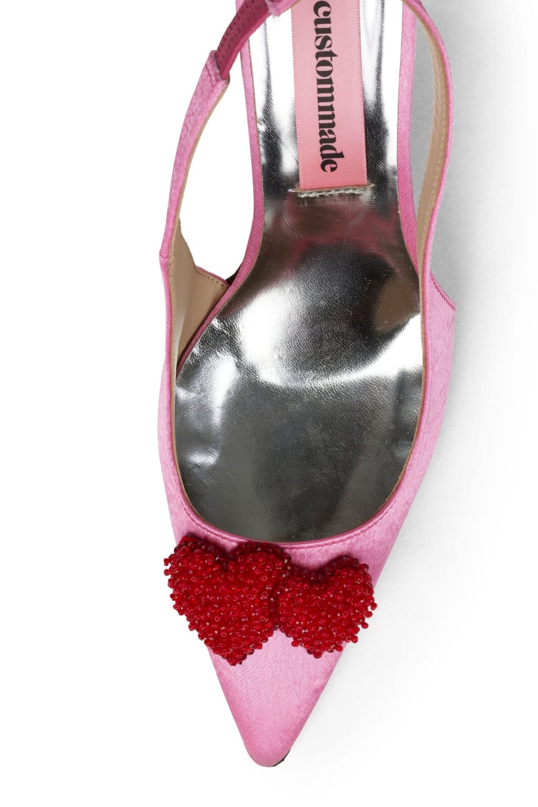 Forudbestilling - Custommade - Ayanna Satin Heart - 236 Pastel Lavender Stiletter