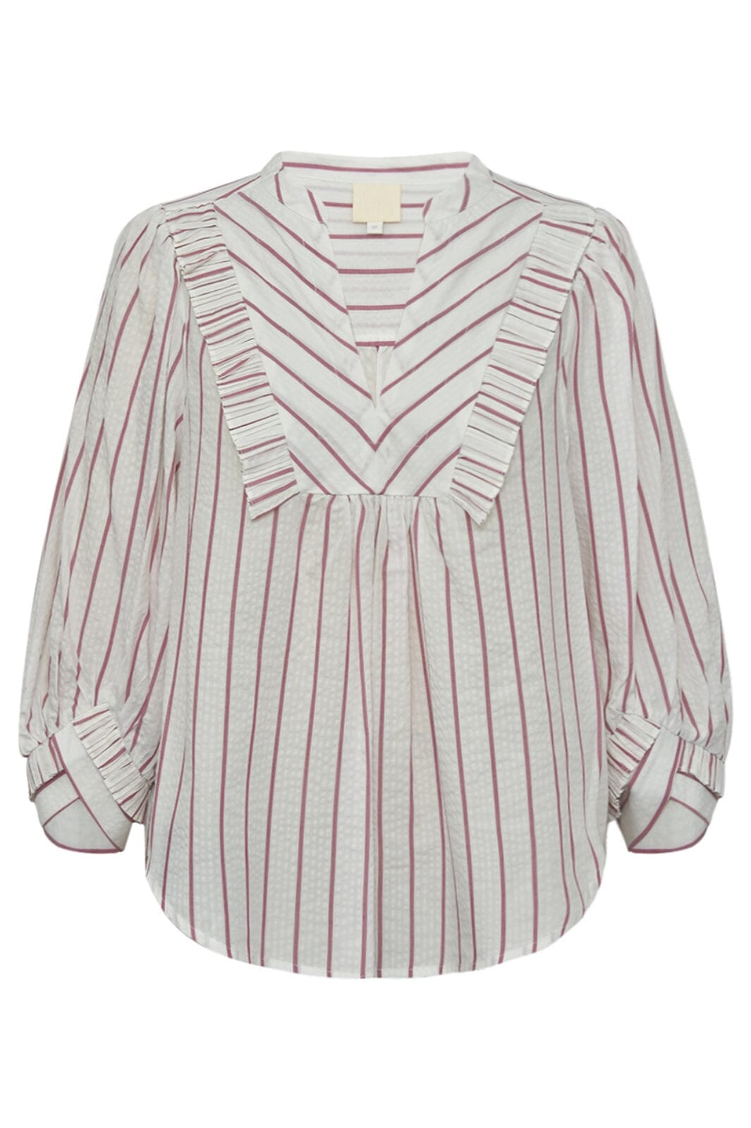 Gossia - Sophiago Daimi Mo Blouse G2536 - Rosa - Creme Stripes