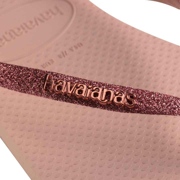 Forudbestilling - Havaianas - Slim Glitter II - Pink/Pink Badesandaler