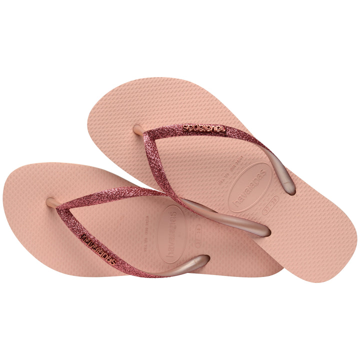 Forudbestilling - Havaianas - Slim Glitter II - Pink/Pink Badesandaler