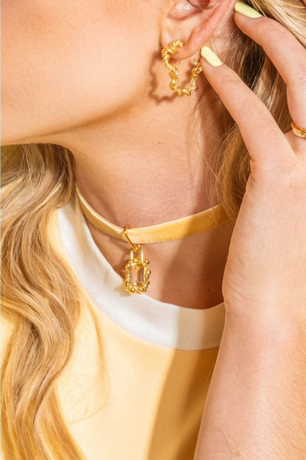 Forudbestilling - House Of Vincent - Alchemy Hoop Earrings - Gilded Øreringe