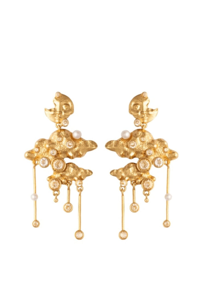 Forudbestilling - House Of Vincent - Cosmic Cascade Earrings - Gilded Øreringe