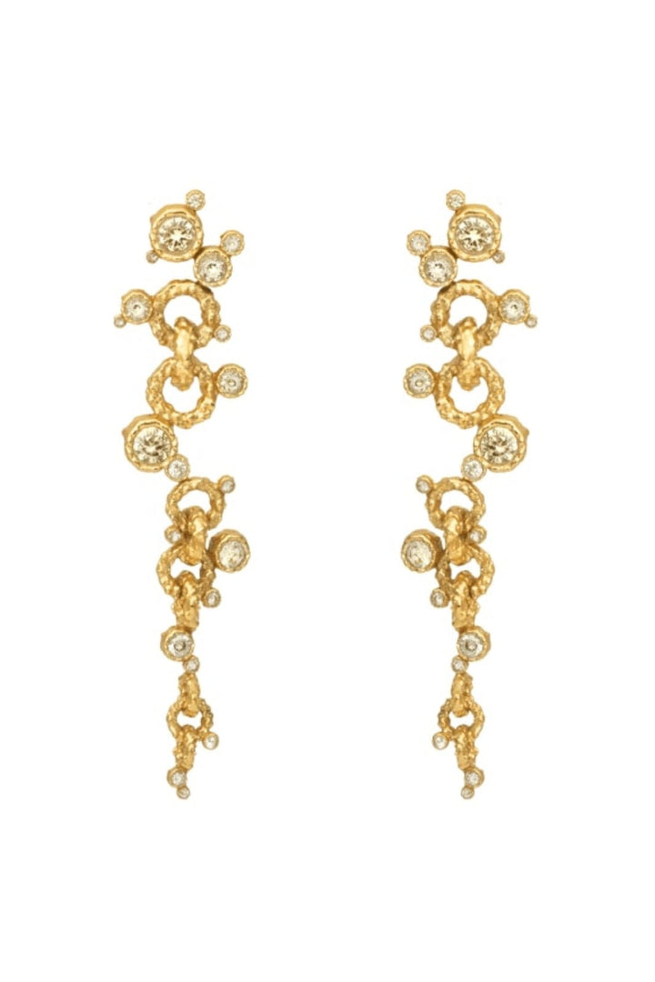 Forudbestilling - House Of Vincent - Twinkle Chain Earrings - Gilded Øreringe