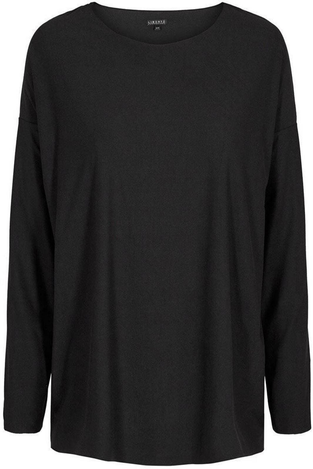 LIBERTÈ - Black - Alma - LS Top Bluser