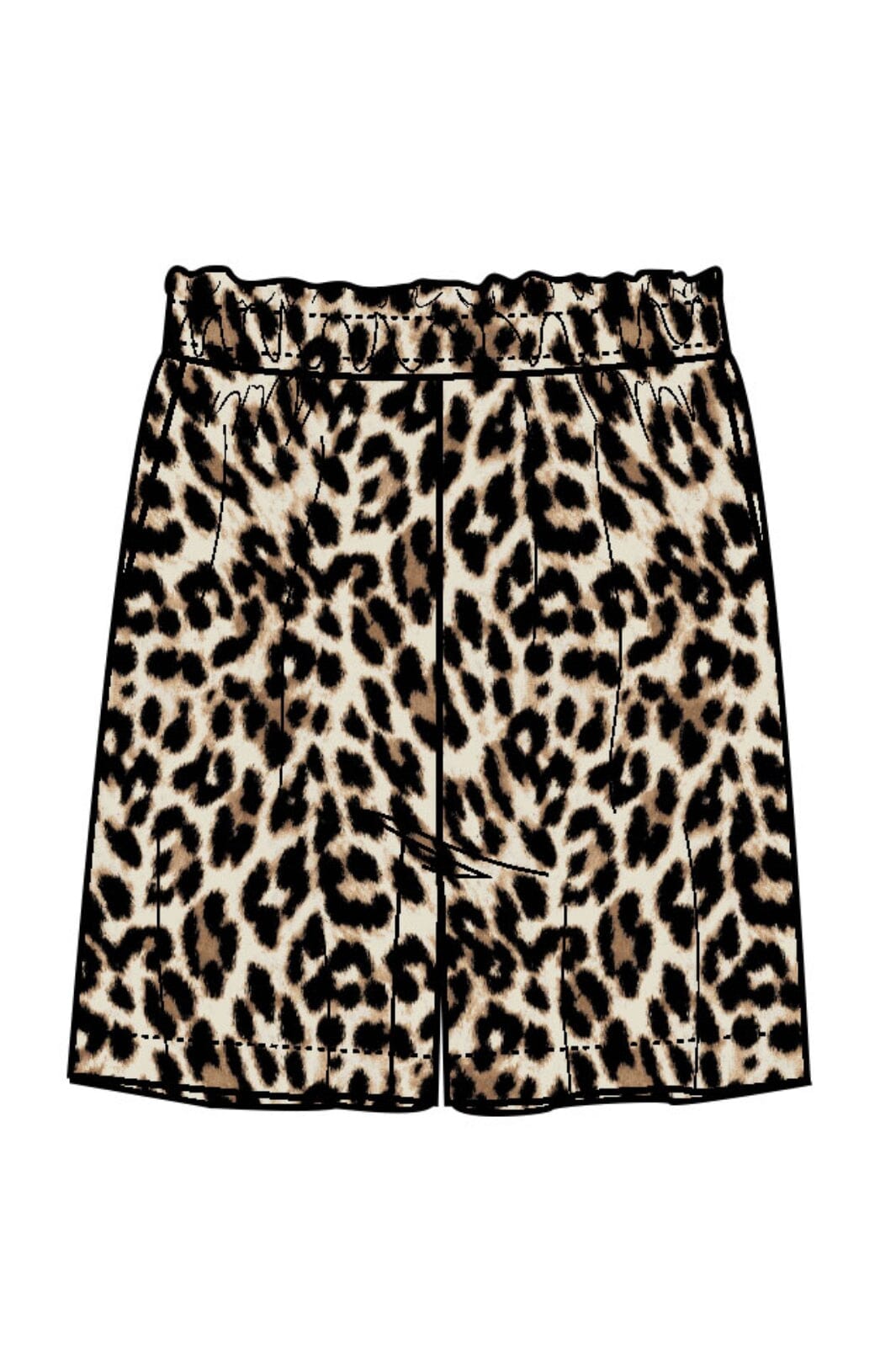 Forudbestilling - Lollys Laundry - Blancall Shorts - 72 Leopard Print Shorts 