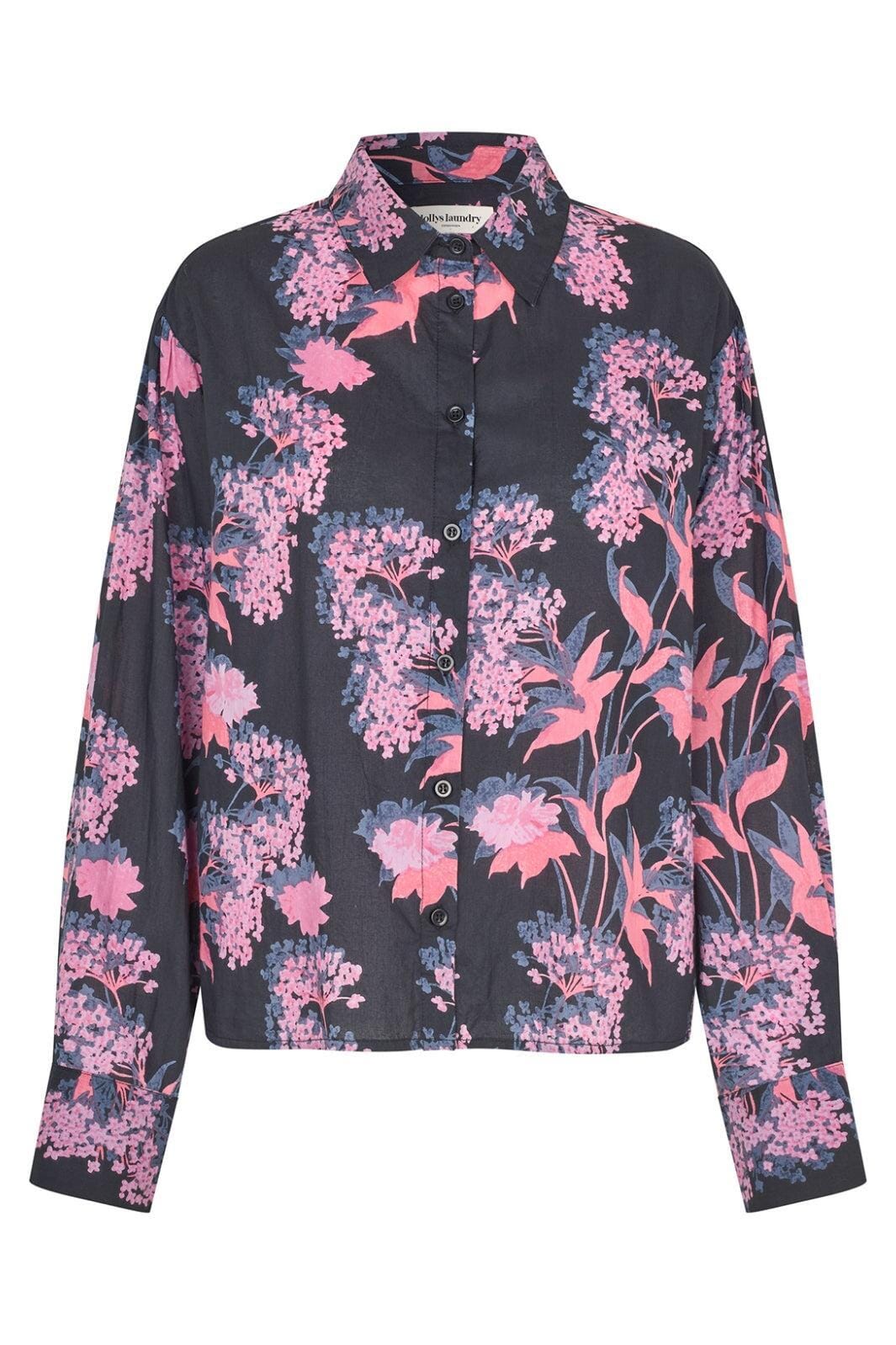 Forudbestilling - Lollys Laundry - Bleekerll Shirt Ls - 70 Multi Bluser