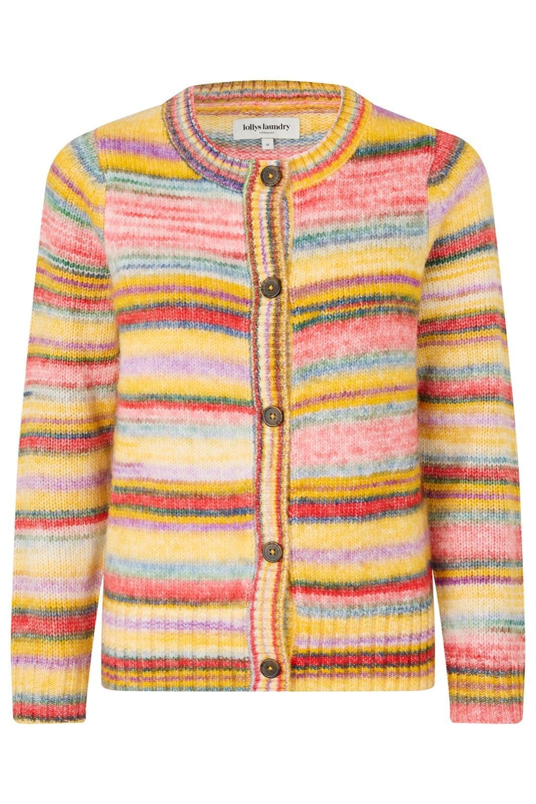Forudbestilling - Lollys Laundry - Malall Cardigan Ls - 70 Multi Cardigans
