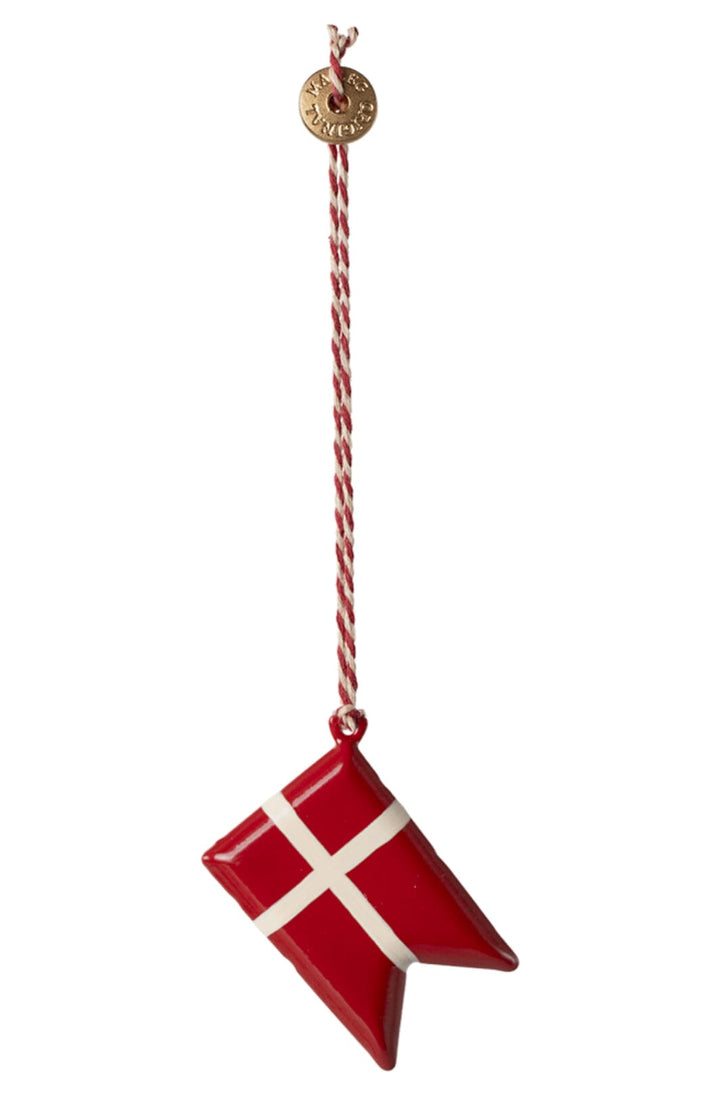 Forudbestilling - Maileg - Metalophæng, Dannebrog Jul