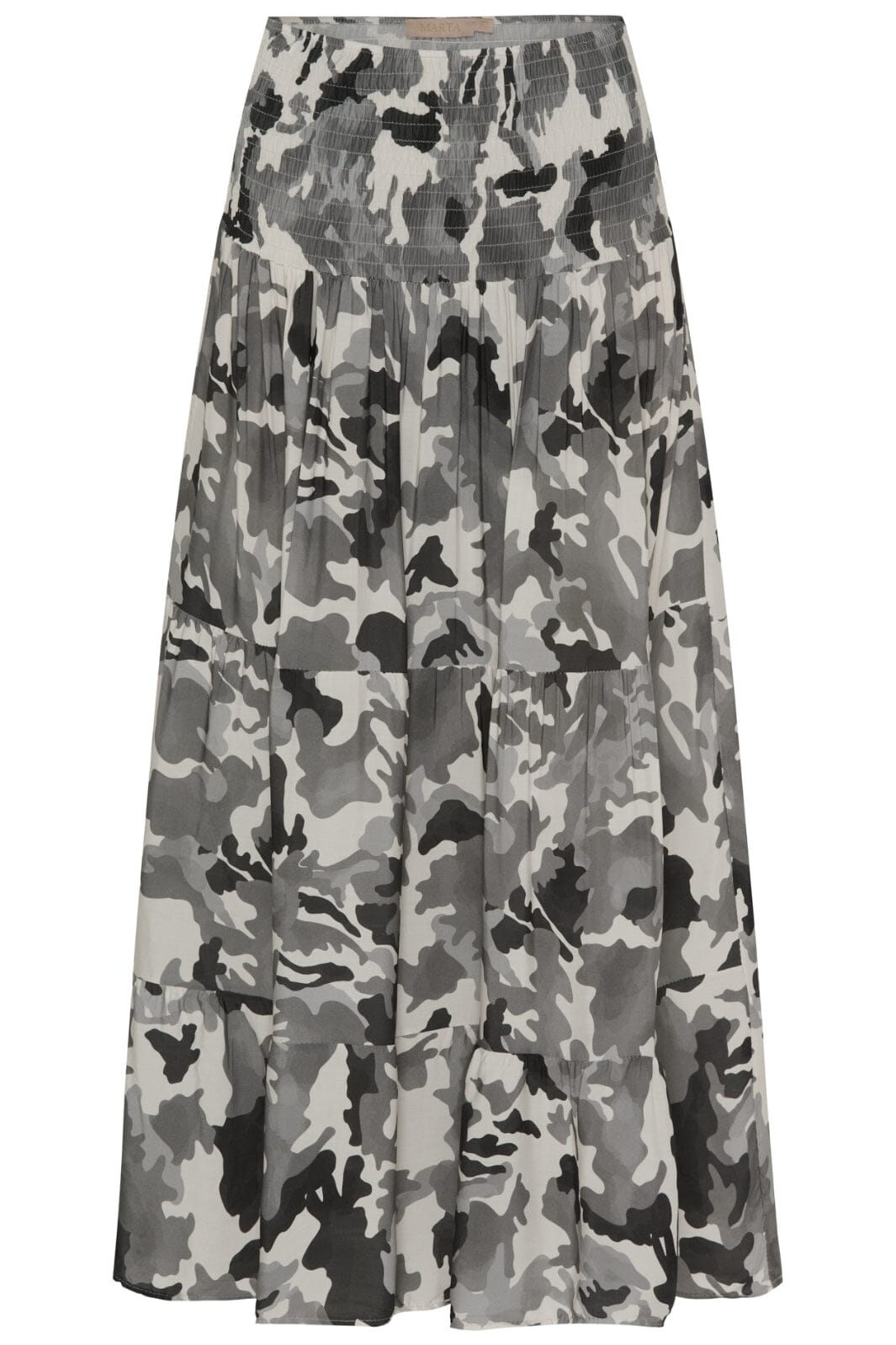 Forudbestilling - Marta Du Chateau - Mdcprincess Skirt - Print Grey Camo Nederdele