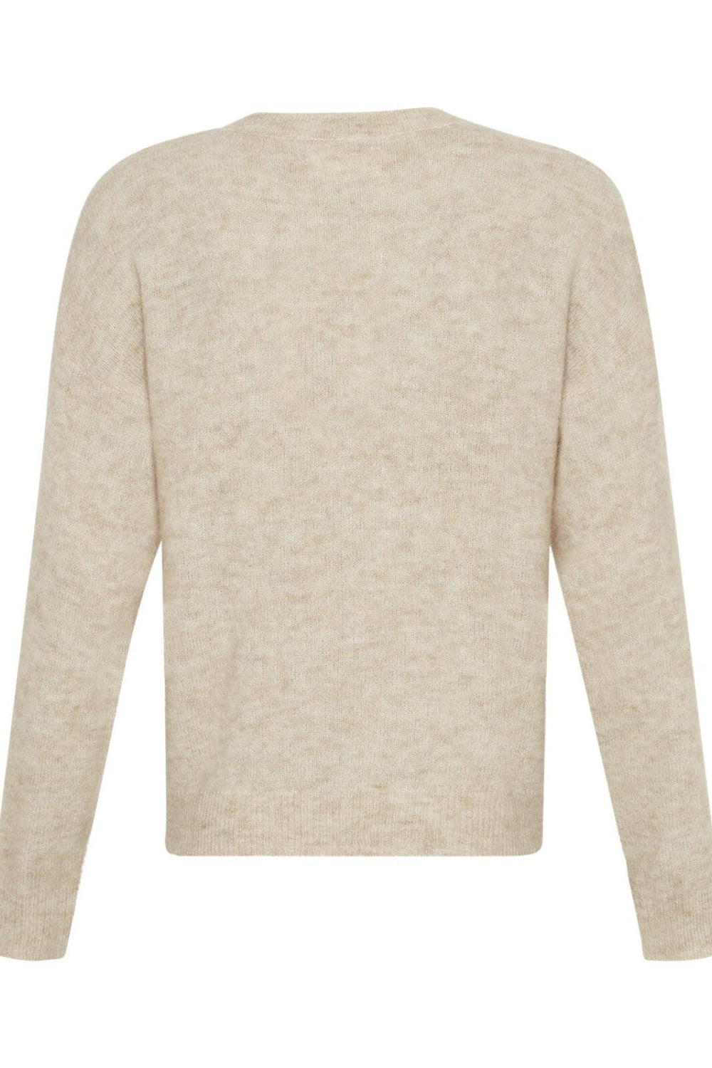 Forudbestilling - Moss Copenhagen - Mschfestina Hope Pullover - Oatmeal Melange Strikbluser