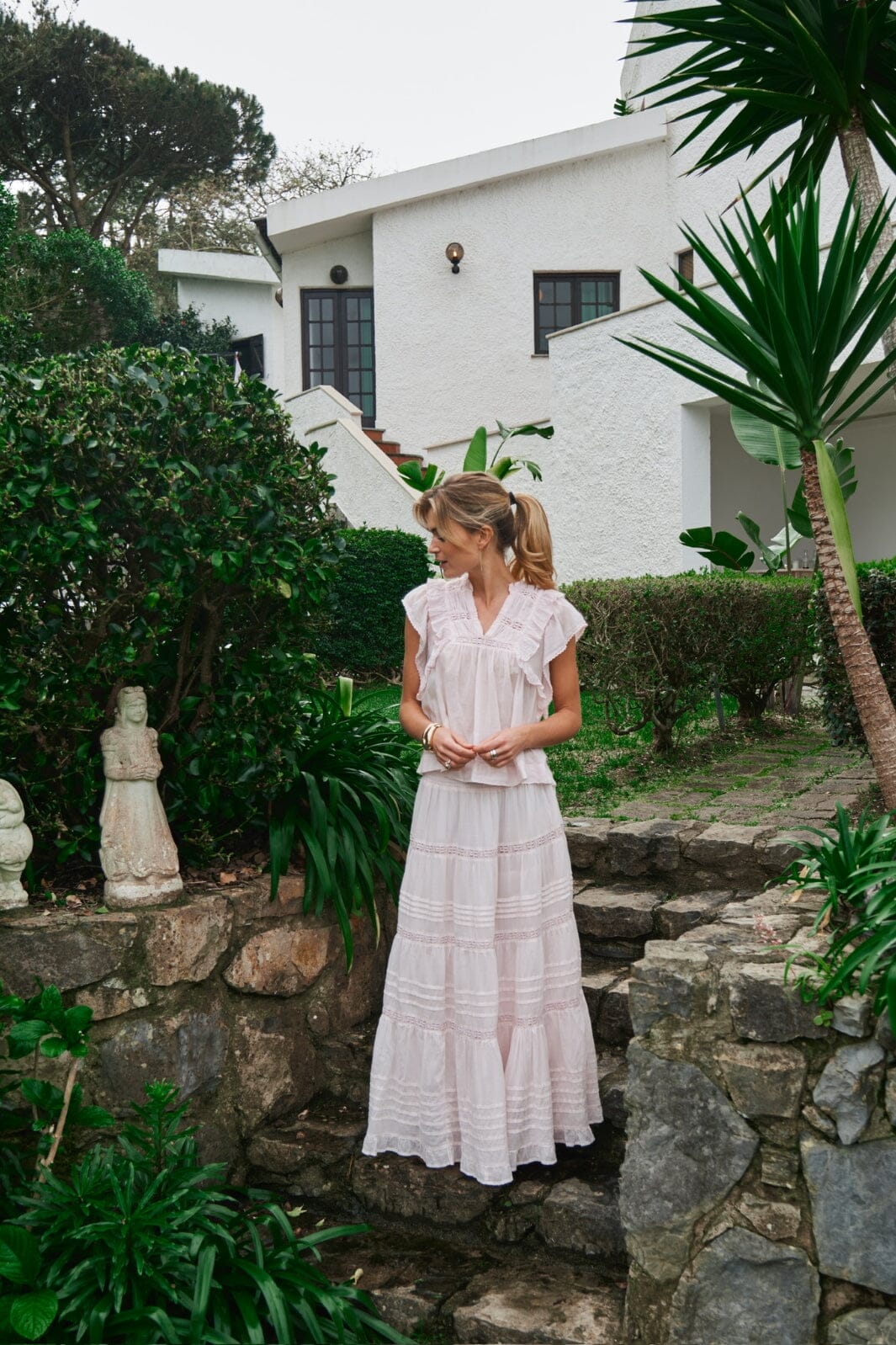 Forudbestilling - Neo Noir - Felicia S Voile Skirt 161872 - 754 - Light Pink Nederdele