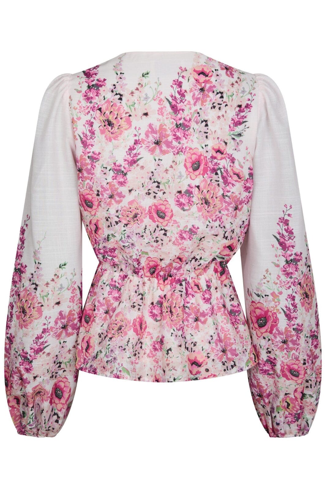 Neo Noir - Fie Flower Print Blouse 166417 - 165 - Rose