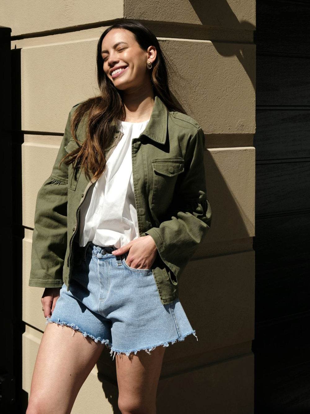 Forudbestilling - Neo Noir - Jaynor Jacket 165157 - 151 - Army Jakker