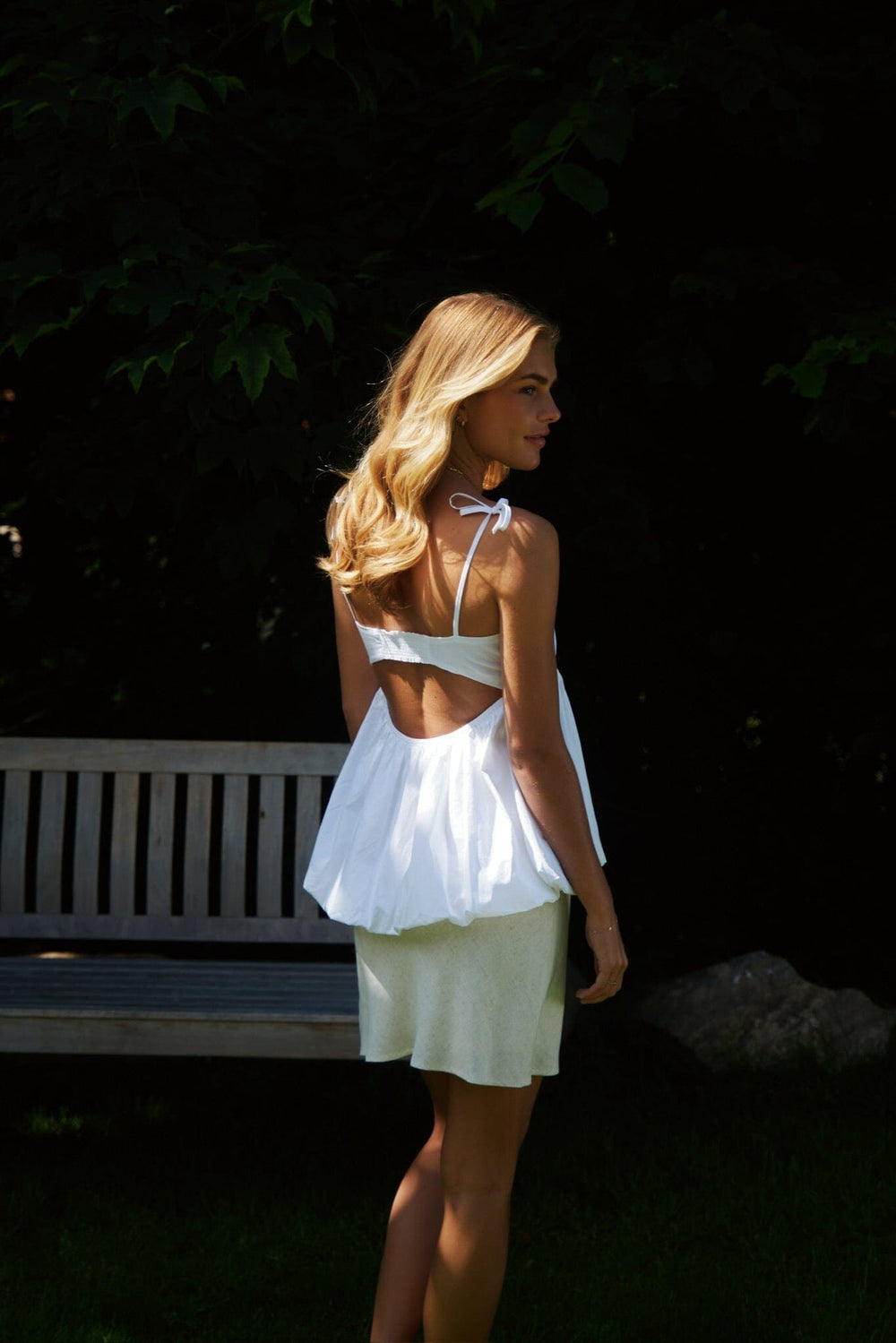 Forudbestilling - Neo Noir - Khloe C Poplin Top 165515 - 120 - White Toppe