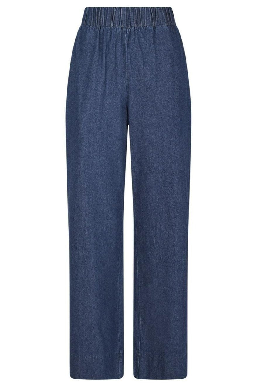 Yelena Soft Denim Pants (Light Blue)