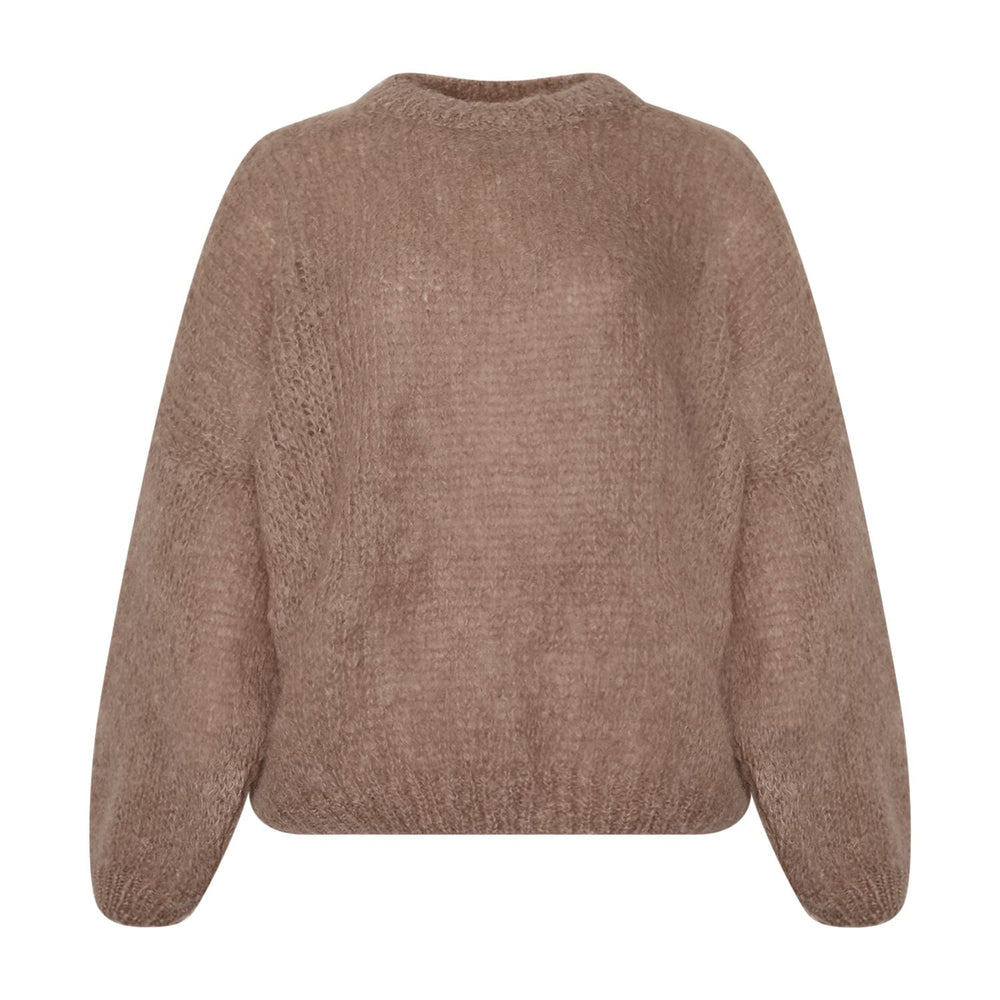 Forudbestilling - Noella - Linnie Knit 14180001 - 025 - Oatmeal Strikbluser