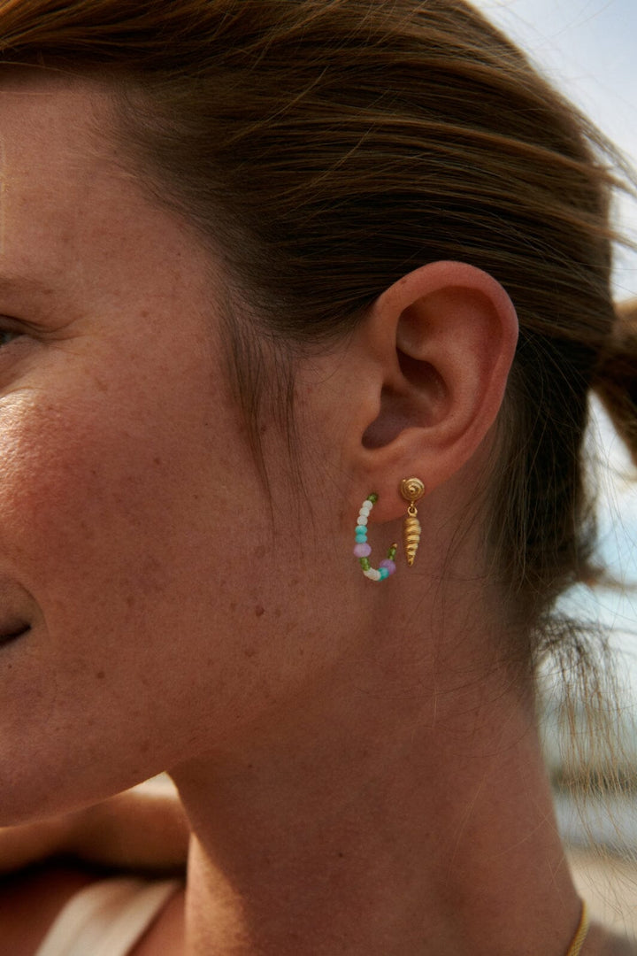 Forudbestilling - Pernille Corydon Jewellery - Cocoon Earrings - Gold Øreringe 