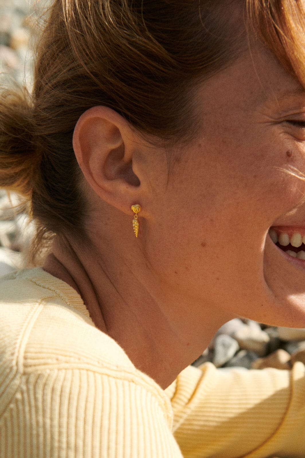 Forudbestilling - Pernille Corydon Jewellery - Cocoon Earrings - Gold Øreringe
