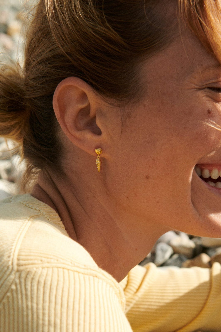 Forudbestilling - Pernille Corydon Jewellery - Cocoon Earrings - Gold Øreringe
