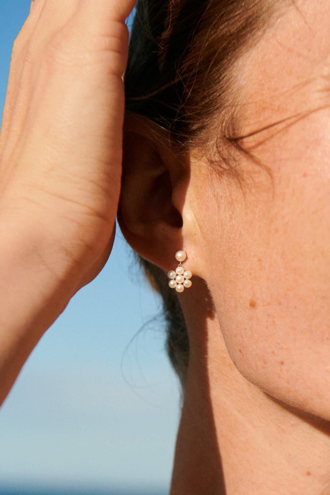 Forudbestilling - Pernille Corydon Jewellery - Ocean Bloom Earrings - Gold Øreringe 