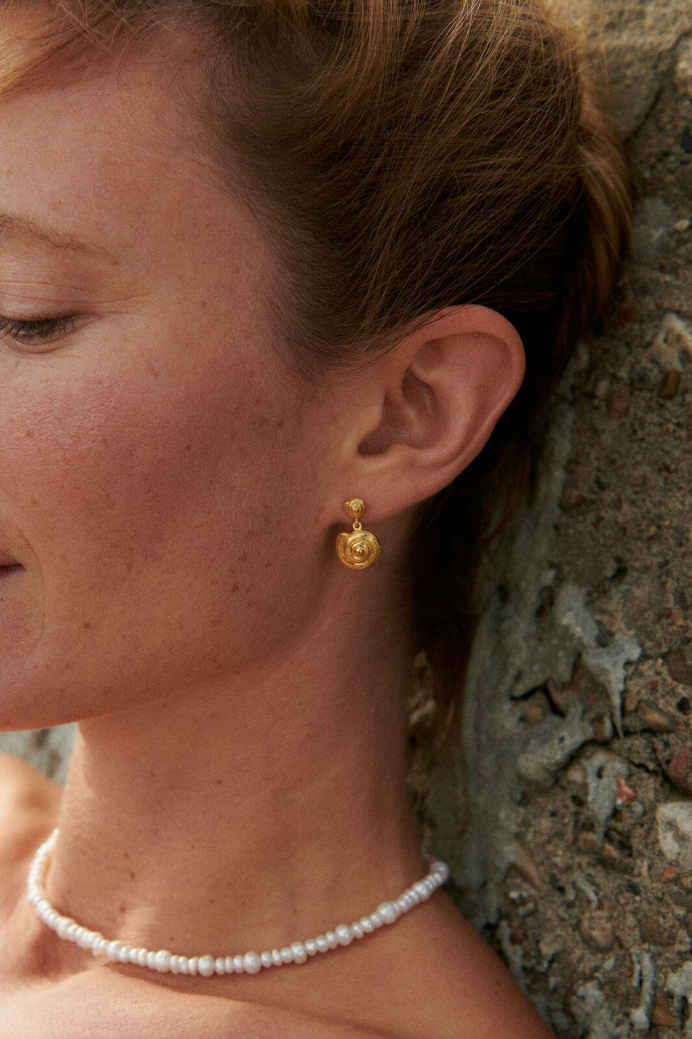 Forudbestilling - Pernille Corydon Jewellery - Reef Earrings - Gold Øreringe 