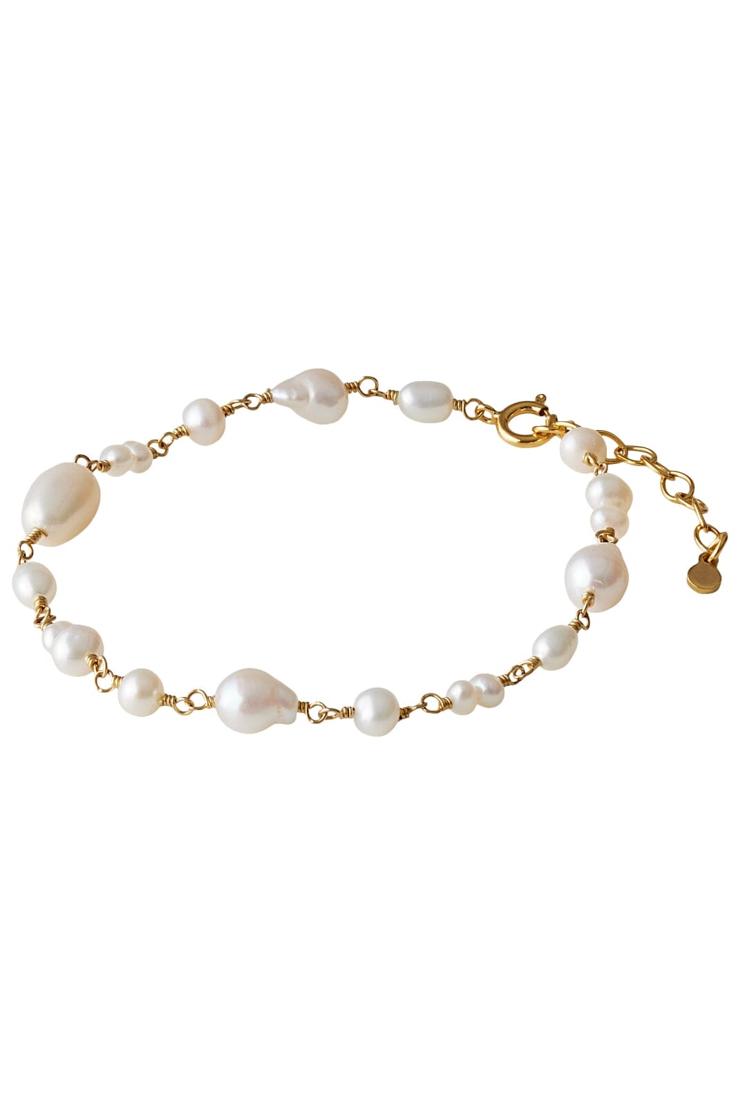 Forudbestilling - Pernille Corydon Jewellery - White Dreams Bracelet - Gold Armbånd 