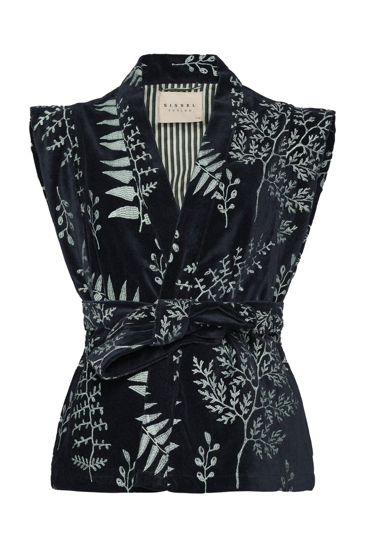 Forudbestilling - Sissel Edelbo - Elsa Vest SE 1385 - Black Iris Veste