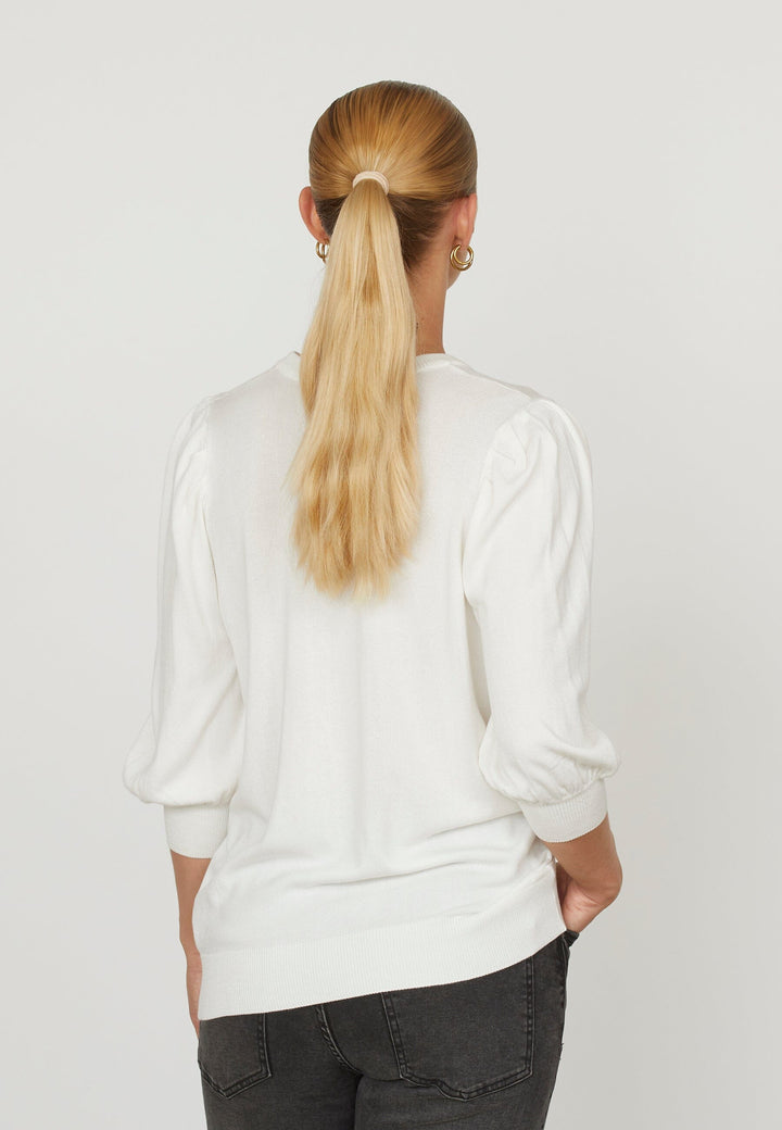 Forudbestilling - Sisters Point - Halia-Ca1 - 115 Cream Strikbluser