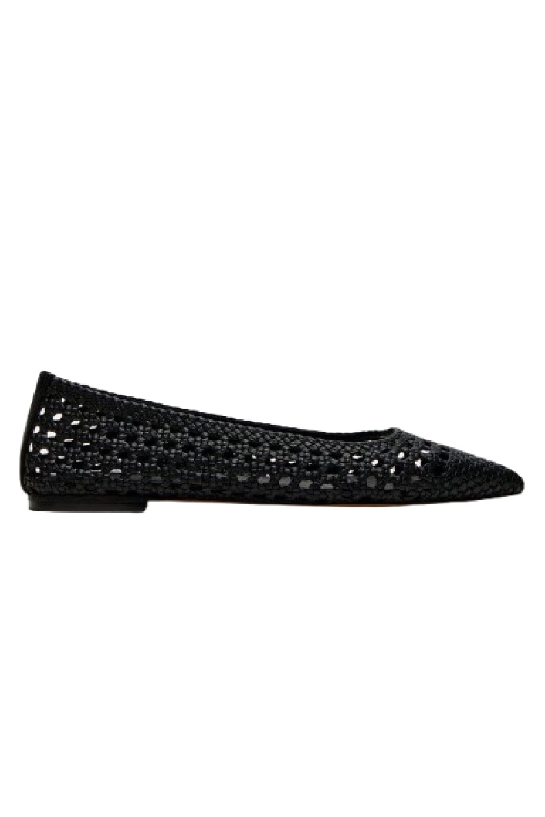 Forudbestilling - Steve Madden - Saxton Ballerina SM11003687 - 001 Black Ballerinaer